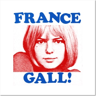 France Gall / 60s Style Retro Fanart Design Posters and Art